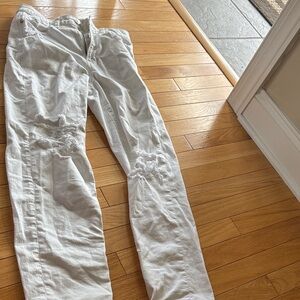 American Eagle Outfitters White Straight Leg Jeans